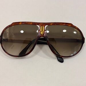 Carrera Tortoiseshell Aviator Sunglasses + Original Soft Case